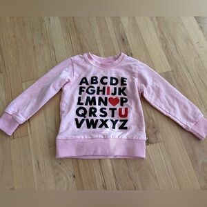 Toddler Valentine’s Day Alphabet Sweatshirt